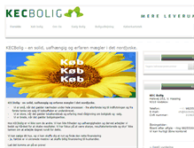 Tablet Screenshot of kecbolig.dk